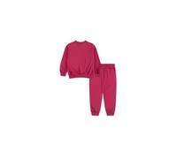 Conjunto nike essential fleece crew set infantil rosa 5 - 6 AÑOS