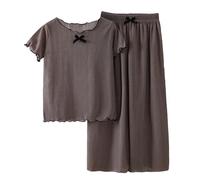 Conjunto NiñA Deporte Corto,Conjunto De Verano Para NiñAs Conjunto De 2 Piezas Camiseta De Manga Corta Con Estampado De Letras Y Shorts Ajustados Ideal Para Deportes Al Aire Libre (3-10 AñOs)