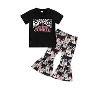 Conjunto Niña Deportivo Camiseta Niña Azul Marino Top 32 Años Conjunto Infantil de Manga Corta con de Animados y Pantalones para S Pequeñas Pack de 2 Piezas Princesa