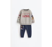 Conjunto Patrulla Canina ©Nickelodeon sudadera y pantalón felpa GRIS 12-18 meses
