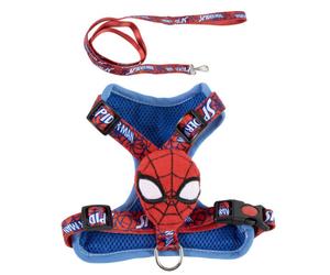Conjunto Peitoral y Correa Spider-Man para gato y perro - Disney - Tamaño: S/M