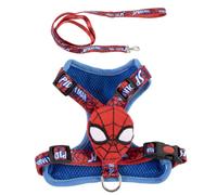 Conjunto Peitoral y Correa Spider-Man para gato y perro - Disney - Tamaño: XS/S