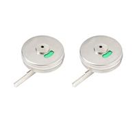 Conjunto Pestañas Puerta Baño Acero Inoxidable Cepillado En Múltiples Usos Con Estados Intuitivos Pantalla Para Baños Hardware Puerta Instalación Fácil