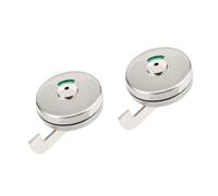 Conjunto Pestañas Puerta Baño Acero Inoxidable Cepillado En Múltiples Usos Con Estados Intuitivos Pantalla Para Baños Hardware Puerta Instalación Fácil