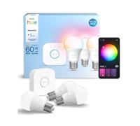 Conjunto PHILIPS Hue Essential: 3 lámparas inteligentes E27 (806 lm)