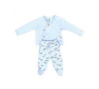 Conjunto Polaina y Jubón Cebras Babidu - Talla: 3 meses