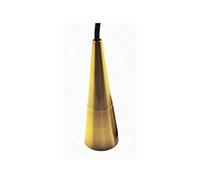 Conjunto portalámparas dorados E27, cable de 1 metro, florón negro; ideal para instalar luminarias decorativas y crear ambientes elegantes.