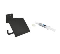 Conjunto portarrollos de papel higiénico Grohe Start Cube 411022430, pegamento Grohe QuickGlue 41127000