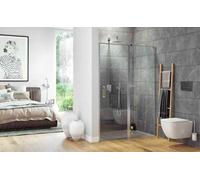 Conjunto puerta de ducha Excellent Mazo KAEX.3025.1D.0538.LP, mampara de ducha Excellent Mazo KAEX.3025.1S.9000.LP