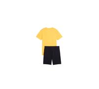 PUMA ESS 2 COLOR No. 1 Logo Tee and Shorts Set B, Trajes de punto Niños, Sunny Yellow,