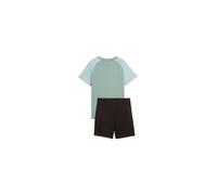 Conjunto puma essentials no.1 logo poly t,green moon, niño 9 - 10 AÑOS