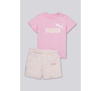 PUMA Conjunto de camiseta y shorts Minicats Essentials infantil, Ropa, Rosa, 6-9M 6-9M