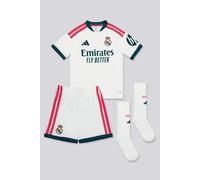 Conjunto R. Madrid CF 26/27 1ª Equipación Jr Blanco talla 12