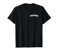 Conjunto Rave Deportivo con Estampado Delantero y Trasero Camiseta