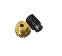 Conjunto reductor de turbina de 1 módulo, engranaje helicoidal de acero de 8 mm, relación de reducción 1:12, 1:30, 1:50, 1:60, conjunto de engranaje helicoidal autoblocante Reductor turbina(17T 5MM BO