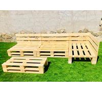 Conjunto RINCONERA con PALETS Europeos Mesa,Interior/Exterior NUEVOS A ESTRENAR 3,2m X 1,2m