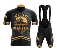 Conjunto Ropa Ciclismo Hombre Verano Traje Ciclista,Maillot Bici MTB Manga Corta Camiseta Ciclo y Culotte Tirantes con 19D Gel Acolchado,Completa Bicicleta Jerseys Transpirable Secado Rápido(B2,M)