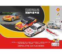 Conjunto Shell Porsche 944 Turbo Cup Escala 1:64 Tiny City Diecast COMBO64003