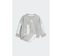 adidas Unisex - Bimbi 0-24 ESSENTIALS JOGGER, Medium Grey Heather/White, 18-24 Months