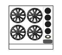 conjunto tapacubos Para Teslaes Para Model 3 2018-2023 4 Uds Tapa Cubo De 18 Pulgadas Tapa De Rueda De Repuesto De Rendimiento Cubierta De Llanta Completa De Automóvil tapacubos universal(Matte Black)