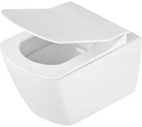 Conjunto taza de inodoro Deante Anemon CDZ_6ZPW, tapa de inodoro Deante Anemon CDZ_6ZOZ