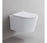 Conjunto taza de inodoro Kronenbach Tube KB100080WG, tapa de inodoro Kronenbach Tube KB100081WG