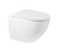 Conjunto taza de inodoro Oltens Hamnes 42513000, tapa de inodoro Oltens Hamnes 45100000