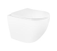 Conjunto taza de inodoro Oltens Hamnes 42513000, tapa de inodoro Oltens Hamnes 45119000