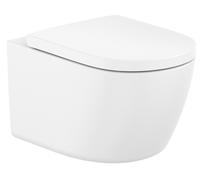 Conjunto taza de inodoro Roca Meridian A346747620, tapa de inodoro Roca Meridian A801F92621