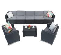 Conjunto Techno ratán Colorado Coffee Max 7 antracita Bica