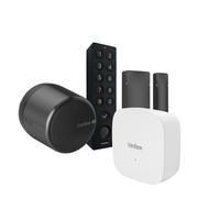 Conjunto Tedee GO2 de aluminio negro (incluye puente, teclado negro...