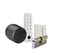 Conjunto Tedee GO2 de aluminio negro (incluye teclado blanco,...