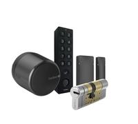 Conjunto Tedee GO2 de aluminio negro (incluye teclado negro, sensor...