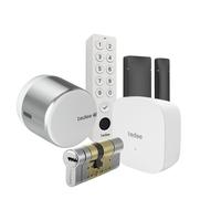 Conjunto Tedee GO2 de aluminio plateado (incluye puente, teclado...