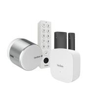 Conjunto Tedee GO2 de aluminio plateado (incluye puente, teclado...