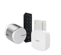Conjunto Tedee GO2 de aluminio plateado (incluye puente, teclado...