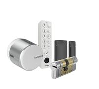 Conjunto Tedee GO2 de aluminio plateado (incluye teclado blanco,...