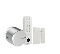 Conjunto Tedee GO2 de aluminio plateado (incluye teclado blanco y...