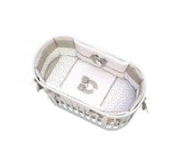 Conjunto Textil Cuna Gris Paloma Leonardo Cuoricini Cuoricini