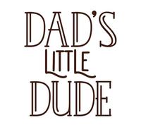 Conjunto tipográfico de papá y yo Calcomanías de letras 42x48.1cm Incluye kit de película de transferencia Café