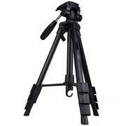 Conjunto Tridimensional De Trípode De Aleación De Aluminio Pan-Tilt, Soporte De Proyector Digital De Cámara Portátil De Trípode, Fácil De Guardar, Tomarlo Cuando Lo Use,Negro