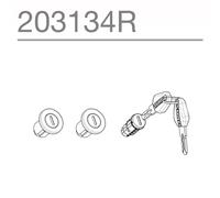 203134R - Juego de cerraduras con llaves para maletas lateral 3U