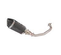 Conjunto tubo escape Sistemas De Escape Para BWS 125 Para Zuma 125 Sistema Completo Cabecera Tubo De Enlace Silenciador Tubos 310 Mm(E)