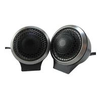 Conjunto Tweeter cúpula Seda 300W para Audio HiFi y Uso Marino | Salida de agudos suaves y naturales adecuada for entornos acústicos variados