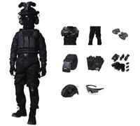 Conjunto Uniforme Camuflaje Invierno Juvenil 8 Piezas Camisa Pantalón Casco | Algodón,Forro Polar Suave;Aislamiento Térmico;Cinturón,Guantes,Rodilleras Incluidos;Para Senderismo,Sport