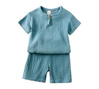 Conjunto Verano Niño Ropa Pequeños - Ropa de Dormir Informal para niños Conjunto Informal Bebé Niño Verano Conjunto Verano Conjunto de Chaleco niño pequeño para Niños 1-6 Años