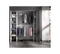 Conjunto vestidor dormitorio SUIT DEKIT con cortina blanco