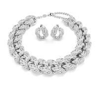 Conjunto Vienna, Conjunto (2), Tallas mixtas, Blanco, Baño de rodio OS