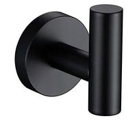 Conjuntos de Accesorios de baño, Negro Mate, Bronce, Cromo, Oro Cepillado, Gancho para Bata, Barra de Toalla, Soporte de Papel de Acero, Gancho Negro, A