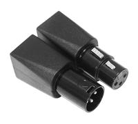 Conjuntos de adaptadores Ethernet XLR hembra y macho de 3 pines a conector RJ45 (3 pines, 1 par)